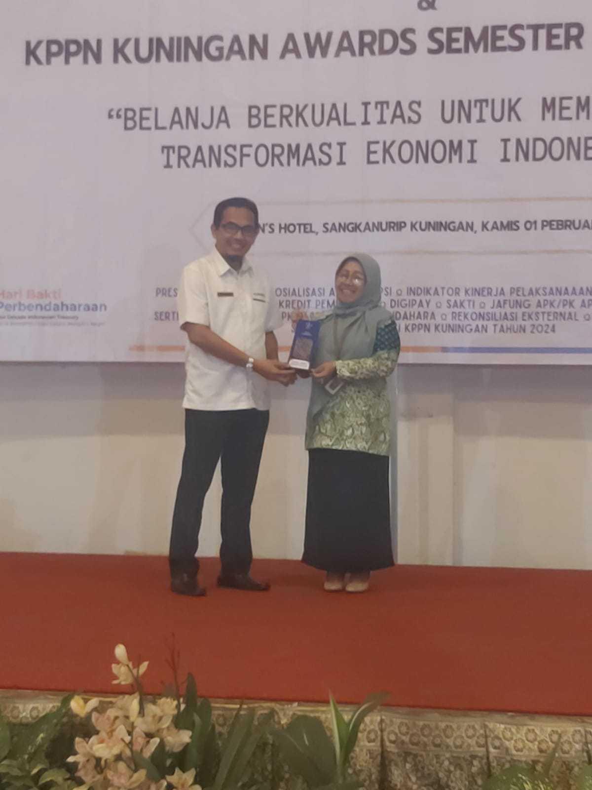 BPS MAJALENGKA WINS AN AWARD IN THE KPPN KUNINGAN AWARDS SEMESTER II YEAR 2023