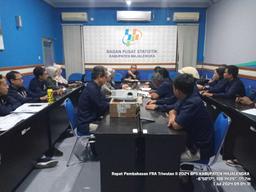 Rapat Pembahasan FRA Triwulan II Tahun 2024 BPS Kabupaten Majalengka